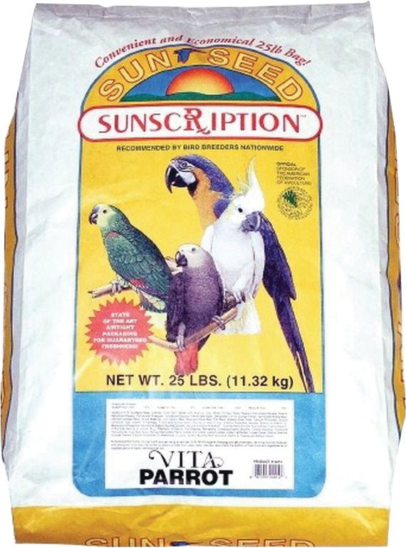 Sunseed Vita Parrot Food, 25 lb
