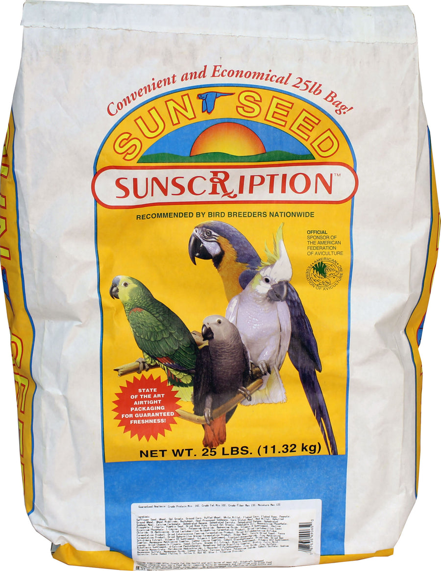 Sunseed Vita Prima Safflower MD & LG Parrot Food, 25 lb