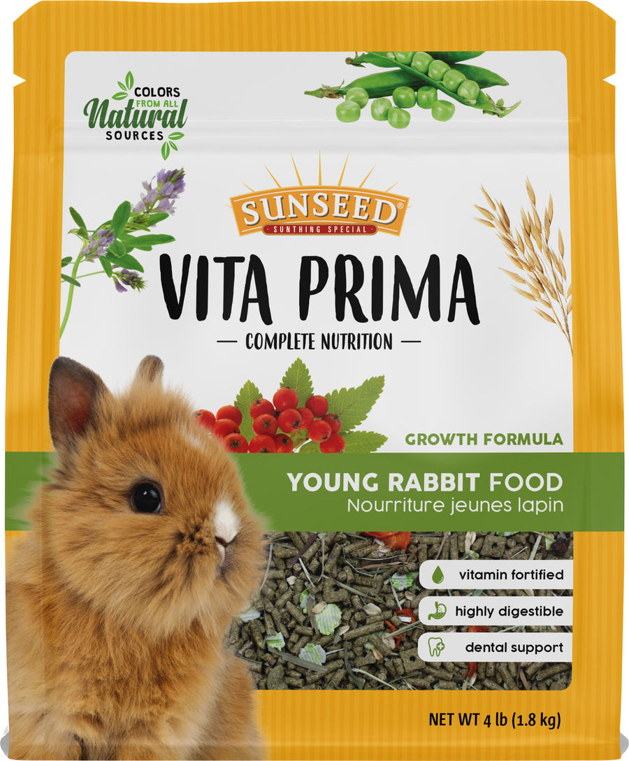 Sunseed Vita Prima Young Rabbit Food, 4 lb