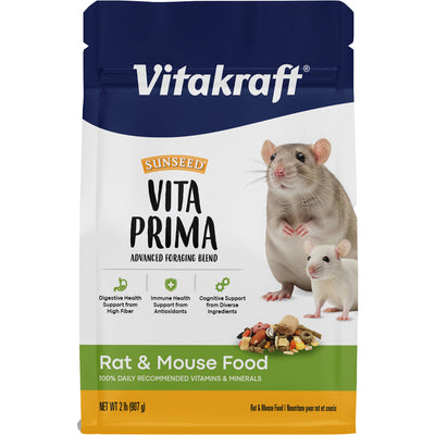 Sunseed Vita Prima Rat & Mouse Food, 2 lb