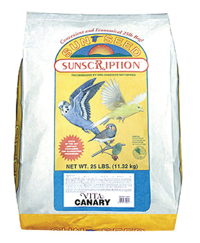 Sunseed Vita Canary Food, 25 lb - Canary & Finch
