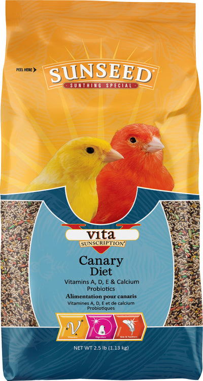 Sunseed Vita Canary Food, 2.5 lb - Canary & Finch