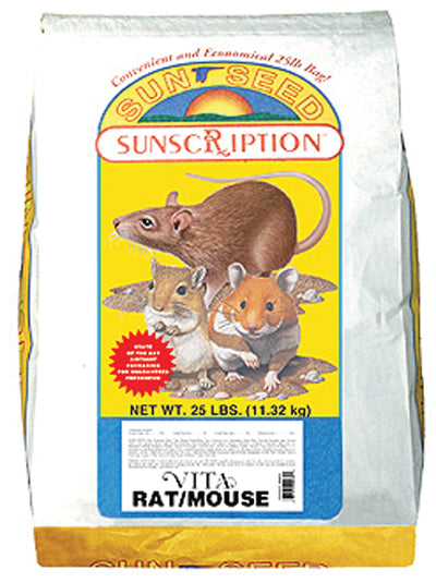Sunseed Vita Rat & Mouse Food, 25 lb