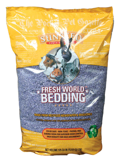 Sunseed Fresh World Bedding Original Baking Soda Formula, Purple, 975 Ci - Specialty