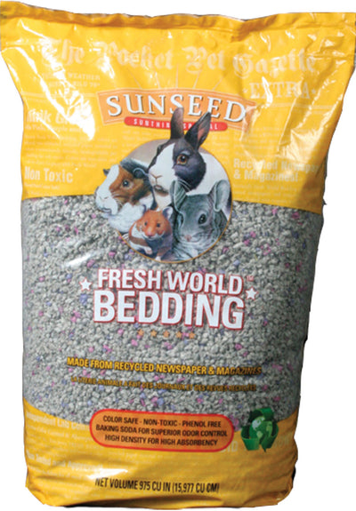 Sunseed Fresh World Bedding Original Baking Soda Formula, Gray, 975 Ci - Specialty