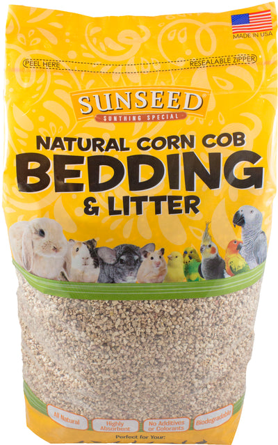 Sunseed Natural Corn Cob Bedding & Litter, 350 Ci