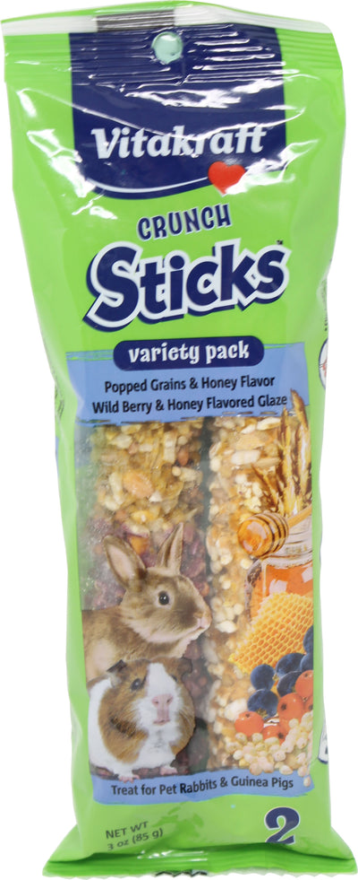 Vitakraft Crunch Sticks Variety Pack, Assorted, 3 oz
