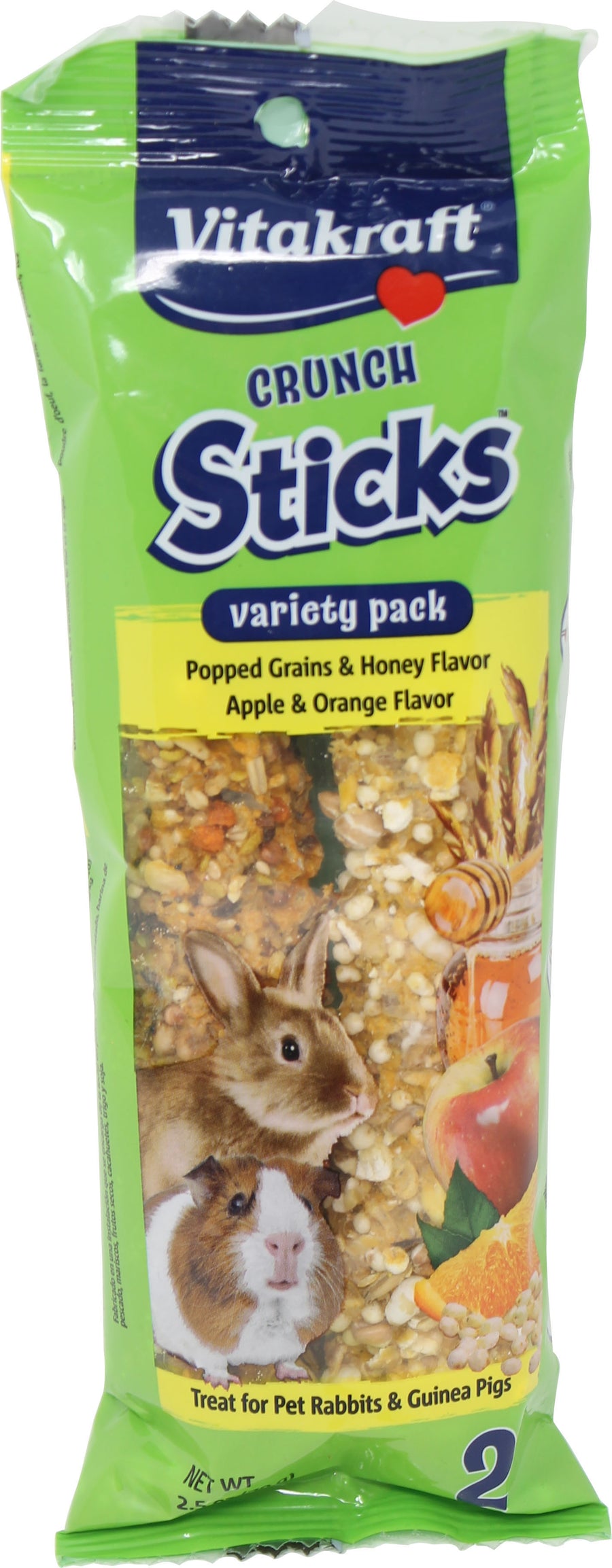Vitakraft Crunch Sticks Variety Pack, Assorted, 2.5 oz