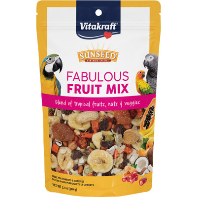 Sunseed Fabulous Fruit Mix Parrots & Conures, 12 oz - Edibles