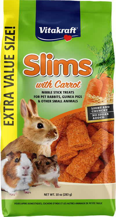 Vitakraft Slims Treats, Carrot, 10 oz - Edibles