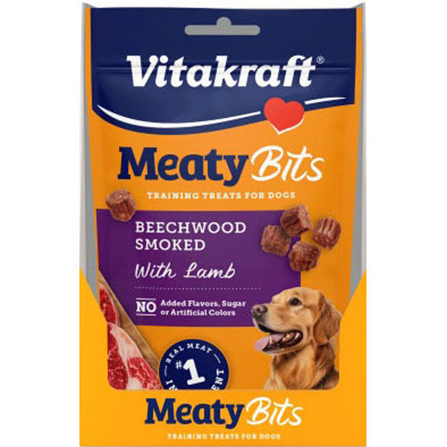 Vitakraft Meaty Bits Dog Treats, Lamb, 2.2 oz - Soft Treats