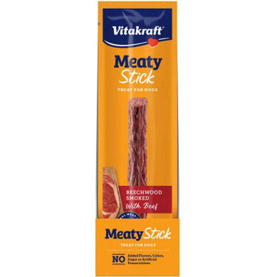 Vitakraft Meaty Sticks Dog Treats, Beef, 1 oz - Soft Treats