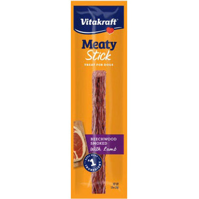 Vitakraft Meaty Sticks Dog Treats, Lamb, 1 oz - Soft Treats