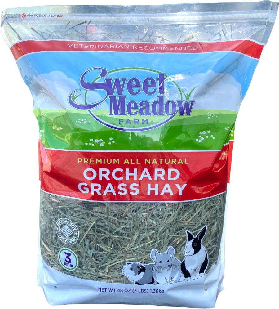Sweet Meadow Farm Orchard Grass Hay, 3 lb