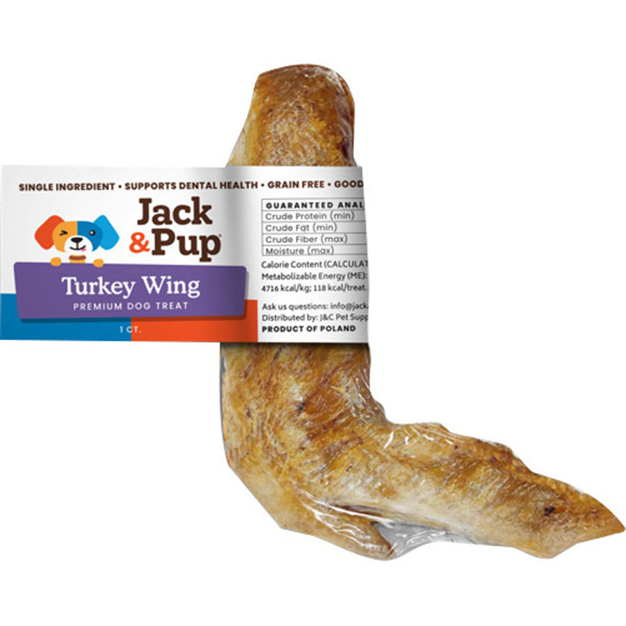 Jack & Pup Turkey Wing Quill Bulk, Turkey - Rawhide/ Body Parts