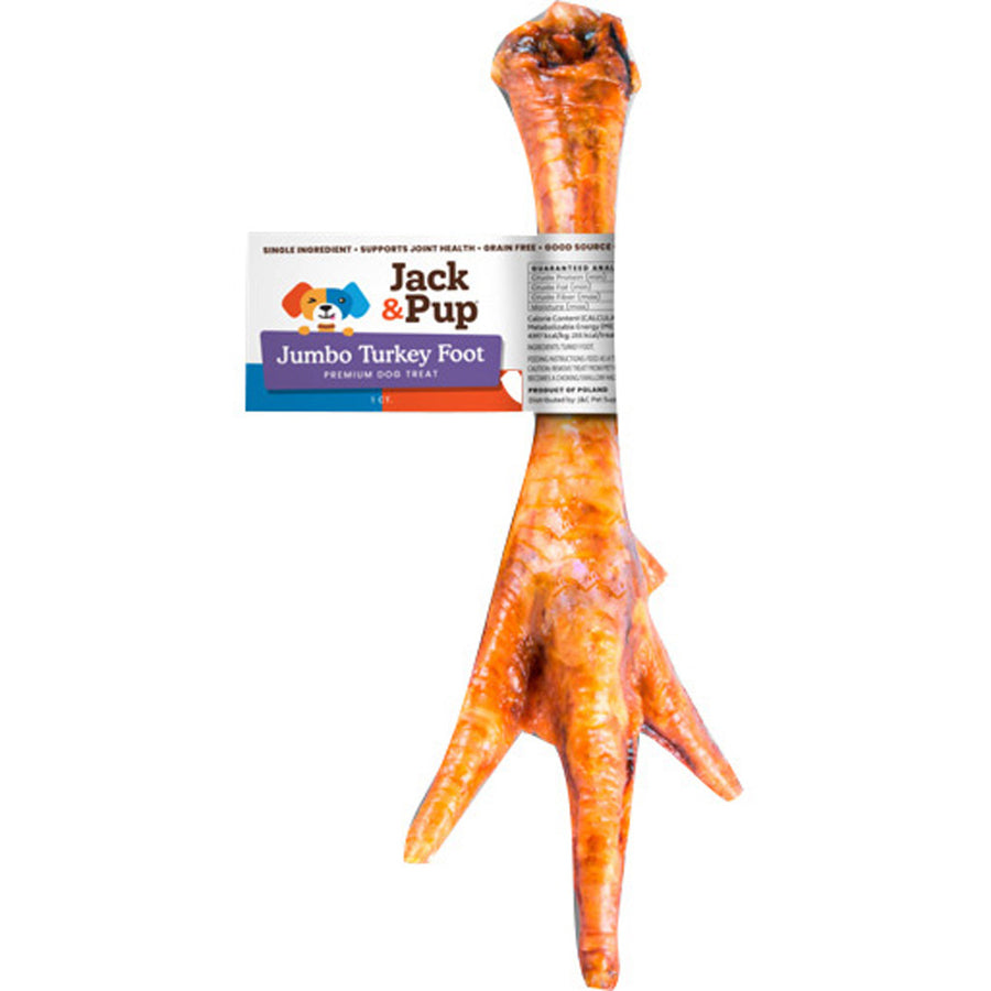 Jack & Pup Turkey Feet Bulk, Turkey - Rawhide/ Body Parts