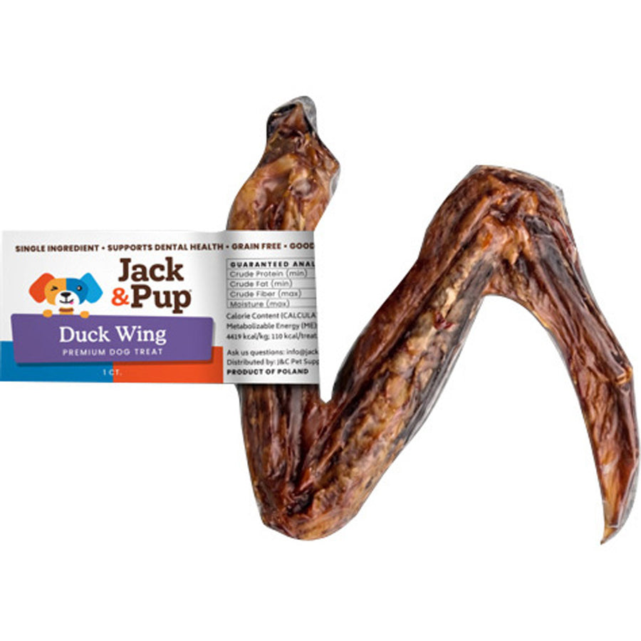 Jack & Pup Duck Wing Bulk, Duck - Rawhide/ Body Parts