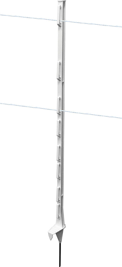 Patriot Sentinel Heavy Duty Tread-In Step-In Post, White, 49 in - Step in Post