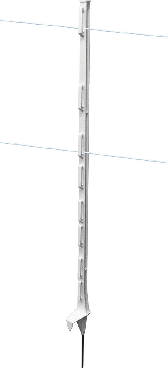 Patriot Sentinel Heavy Duty Tread-In Step-In Post, White, 49 in - Step in Post