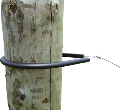 Patriot Wrap Around Insulator, Black, 24 in-10 pk - Insulator for Wood Post
