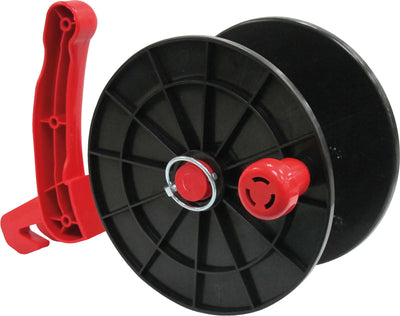Patriot Mini Reel, Black/Red, Up to 600 ft - Reels & Spinning Jennys