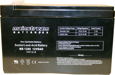 Patriot Replacement Battery for Solarguard 80 & 150, Black, 6 Volt - Fencer Replacement Battery