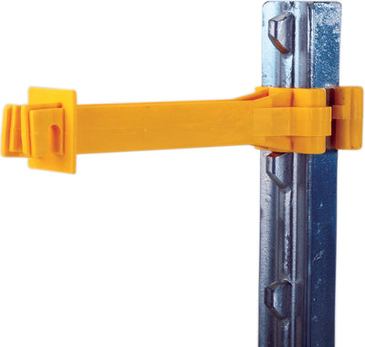 Dare Snug T-Post Insulator Extended Length, Yellow, 15 pk - Rod and Post Insulators
