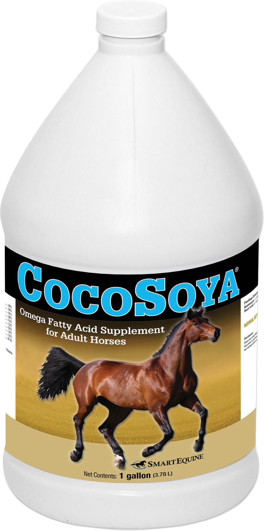 Smartequine Cocosoya Oil Fatty Acid Formula, 1 gal - Wheat Germ & Other Oils