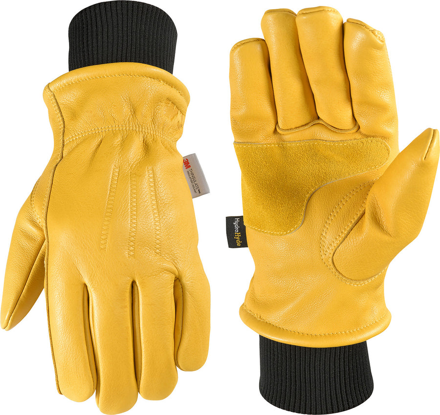 Wells Lamont Mens Hydrahyde Leather Glove, XL - Leather Insulated Work