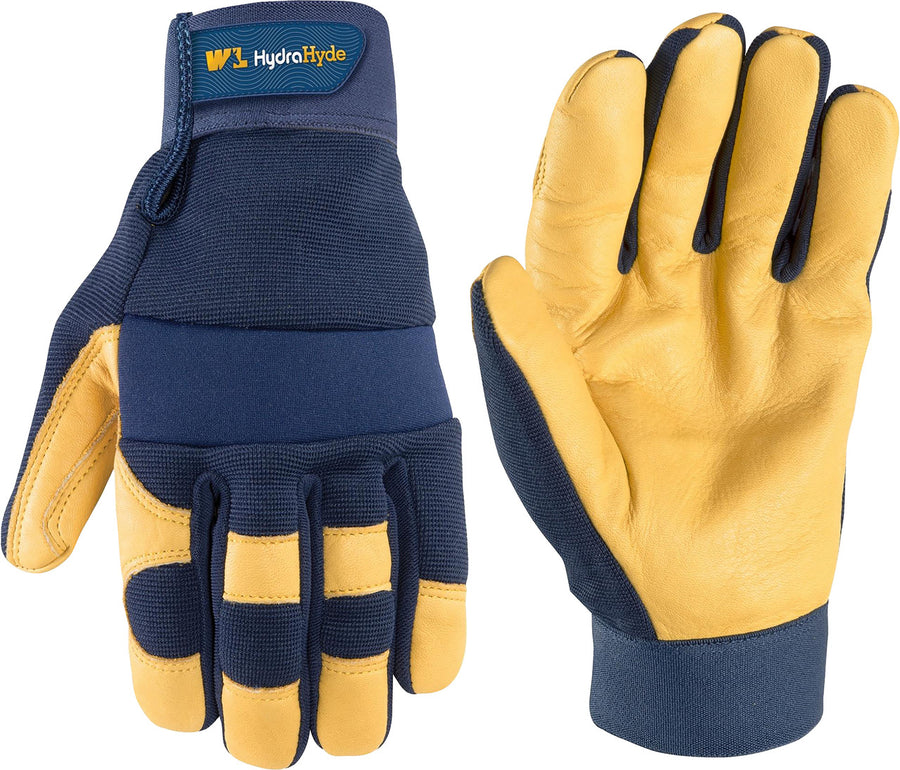 Wells Lamont Mens Hydrahyde Hybrid Work Glove, MD - Leather Work