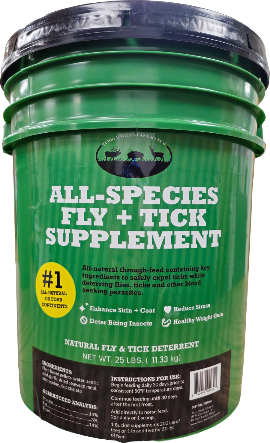 Trust Think All Species & Tick Supplement, 25 lb - Boluses & Feed Through