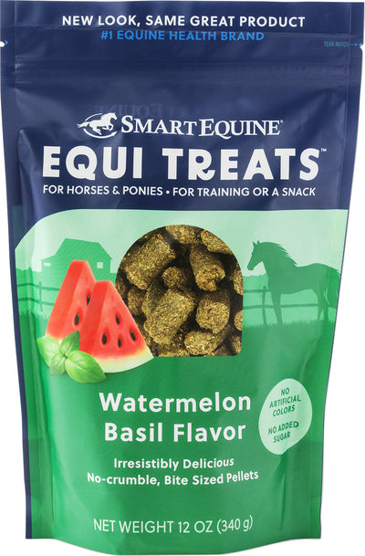 Smartequine Equi Treats Bite Size Pellet, Watermelon Basil, 12 oz