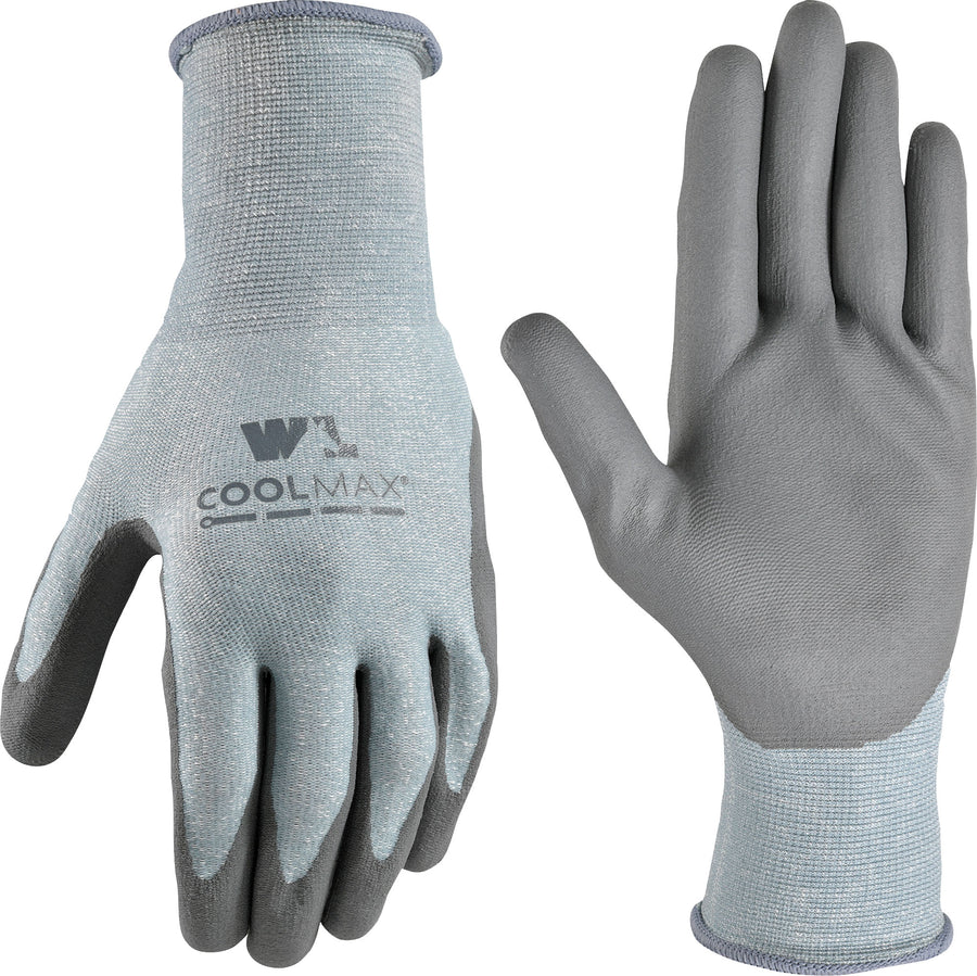 Wells Lamont Mens Coolmax Coated Knit Glove, MD