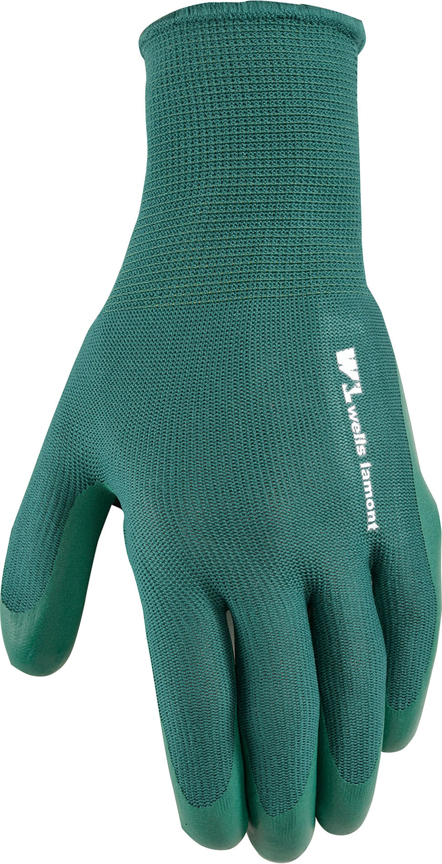 Wells Lamont Mens Foam Latex Palm Dip Glove, Green, MD - Coated