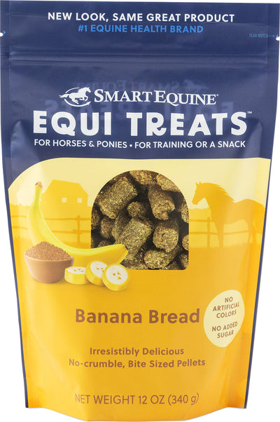 Smartequine Equi Treat Bite Size Pellet, Banana Bread, 12 oz - Treats