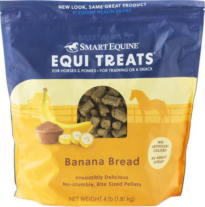 Smartequine Equi Treat Bite Size Pellet, Banana Bread, 4 lb - Treats