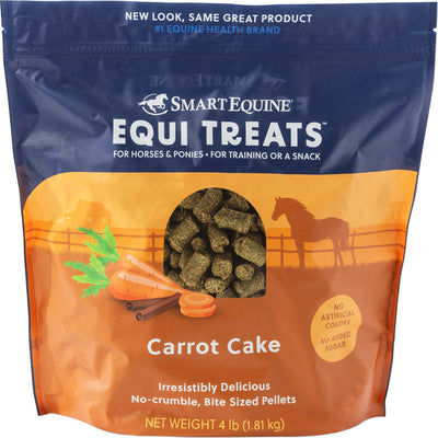 Smartequine Equi Treat Bite Size Pellet, Carrot Cake, 4 lb - Treats