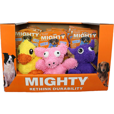 Mighty Micro Duck Pig Elephant Pdq Display, Assorted, 15 pc - Plush