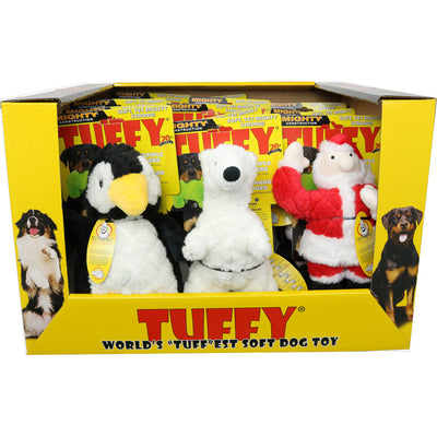 Mighty Holiday Penguin/Bear/Santa Pdq Display, Assorted, 17 pc - Christmas