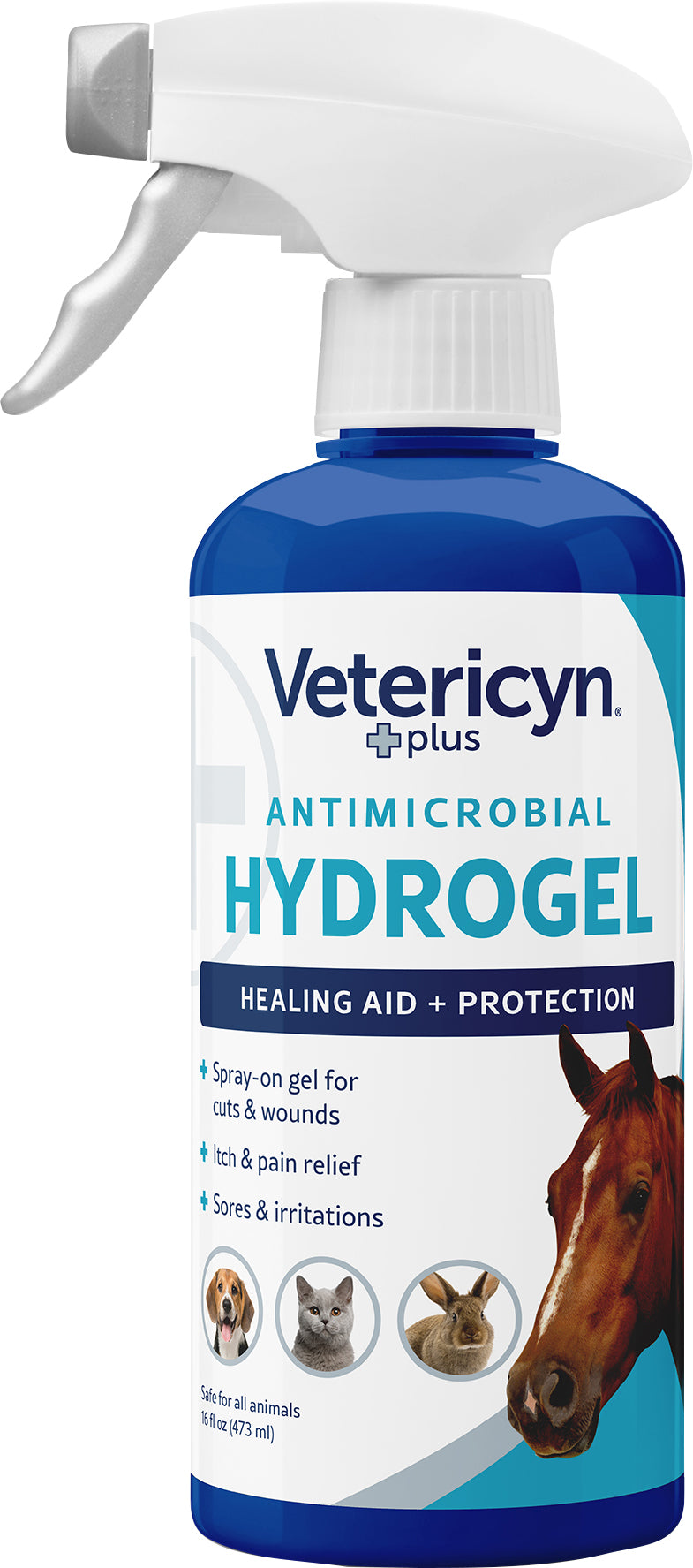 Vetericyn Plus Antimicrobial Hydrogel, 16 oz - Sprays/Daubers