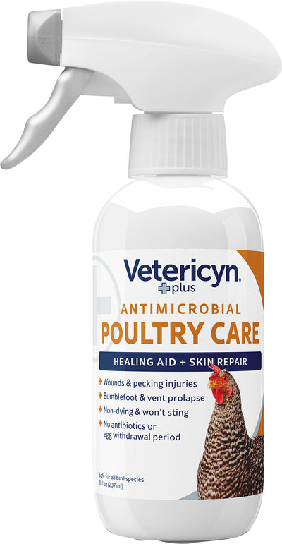 Vetericyn Plus Antimicrobial Poultry Care, 8 oz - First Aid & Wound Care