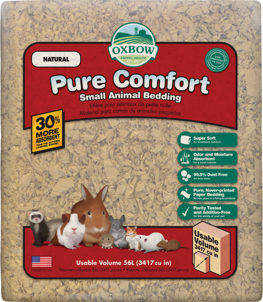 Pure Comfort Small Animal Paper Bedding, Natural, 56 l - Specialty