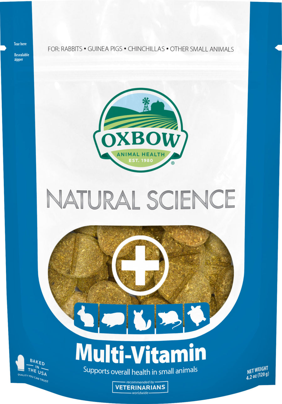 Oxbow Animal Health Natural Science Multi- Vitamin Supplement, 4.2 oz - Supplements