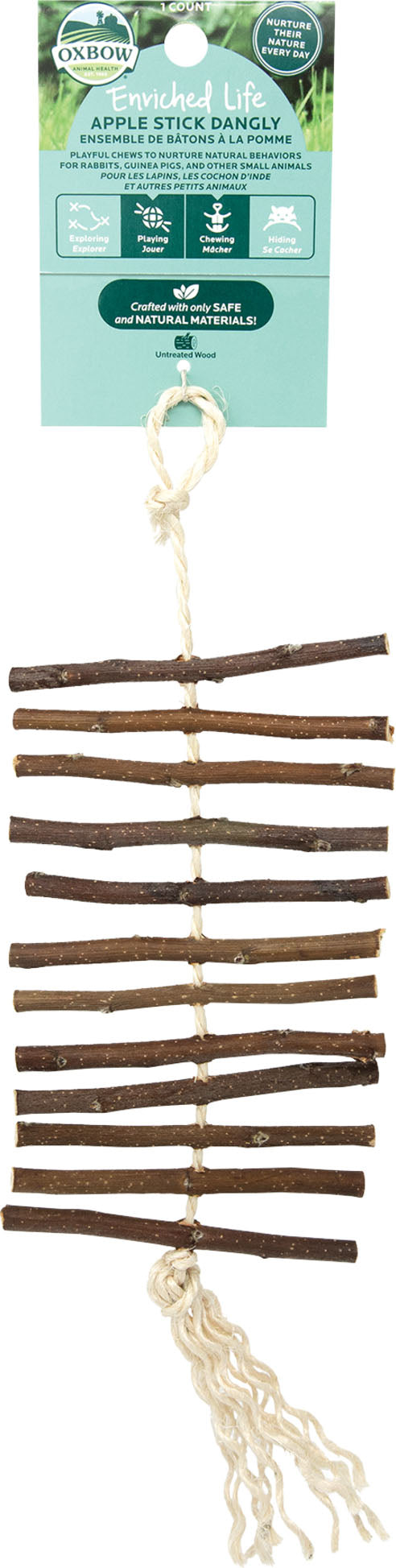 Oxbow Animal Health Enirched Life Apple Stick Dangly - Chews