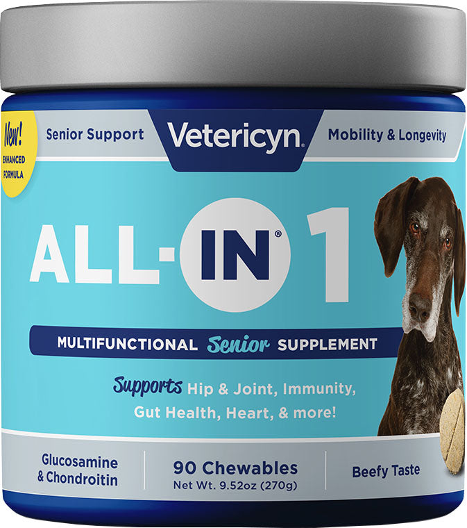 Vetericyn All in Senior Dog Supplement, 90 ct - Supplements