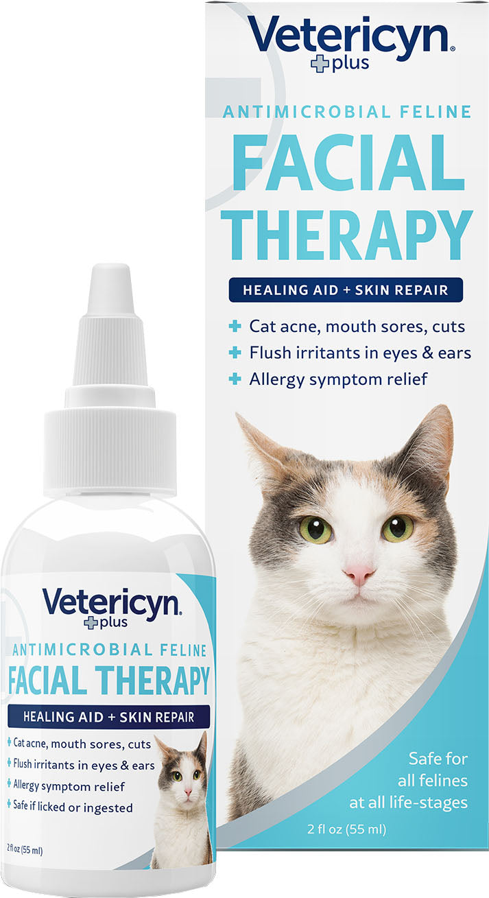 Vetericyn Plus Feline Antimicrobial Facial Therapy, 2 oz - Medications