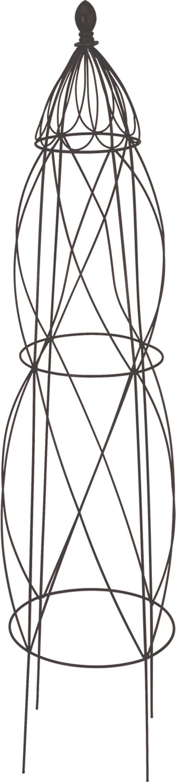 Panacea Products Diamond Obelisk, Black, 51.5 in - Obelisks and Arches