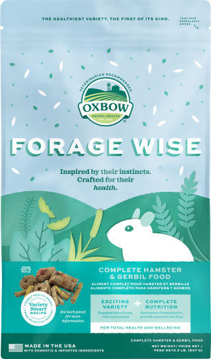 Oxbow Animal Health Forage Wise Hamster & Gerbil Food, 2 lb - Rabbit