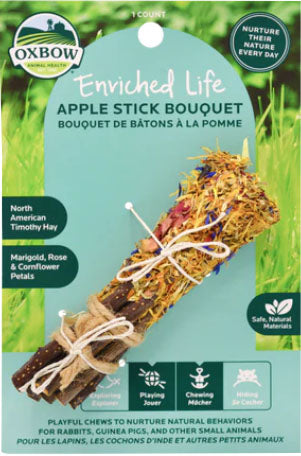 Oxbow Animal Health Enriched Life Apple Stick Bouquet - Chews