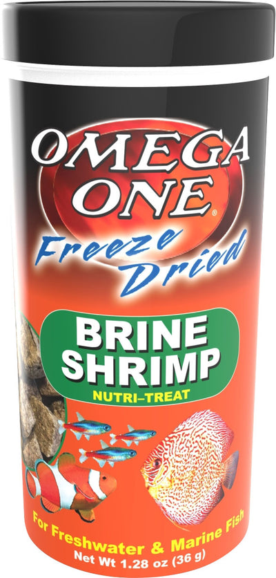 Omega One Freeze Dried Brine Shrimp, 1.28 oz - Standard